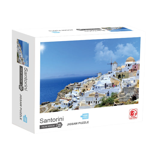 Santorini Scenic Jigsaw Puzzle 1000 Pieces