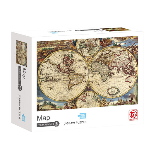 World Map Jigsaw Puzzle 1000 Pieces