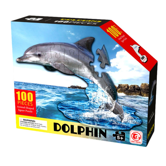 Dolphin Animal Shaped Jigsaw Puzzle