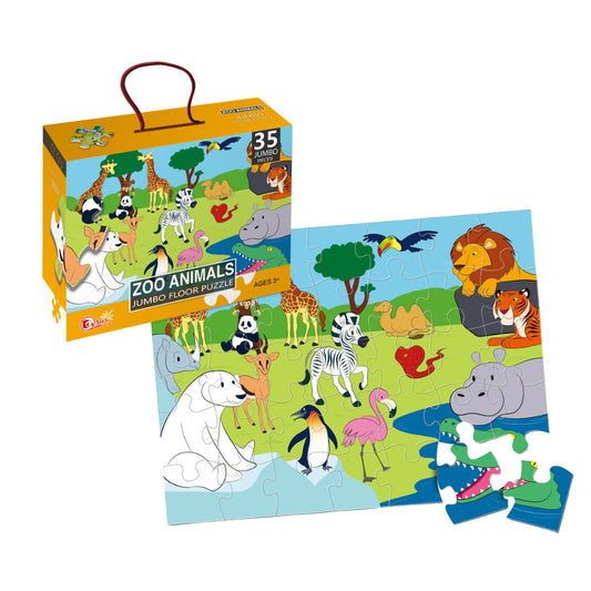 Zoo Animals Jumbo Puzzle 35 Pieces