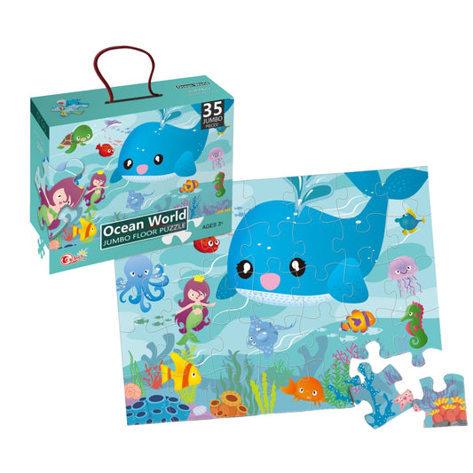 Ocean World Jumbo Floor Puzzle 35 Pieces