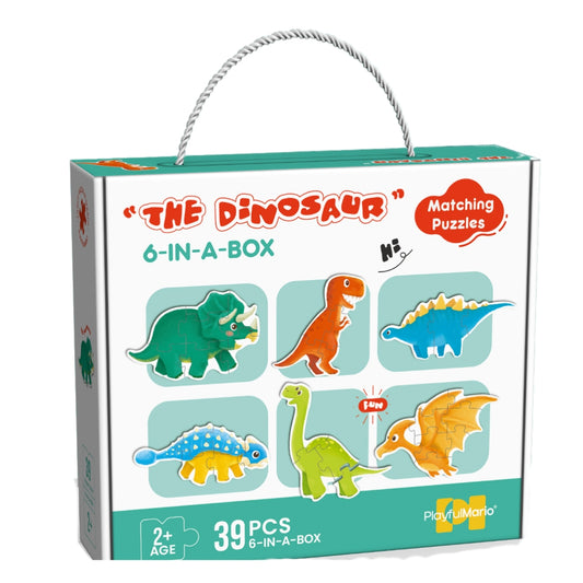 Dinosaur 6 in a Box Puzzle Set