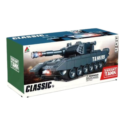 2-in-1 Transforming Tank Robot Toy