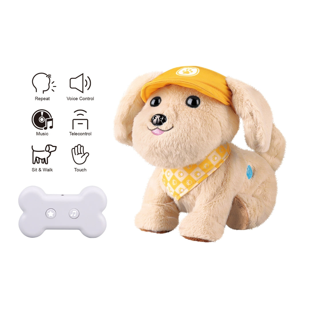 Interactive Plush Puppy Toy