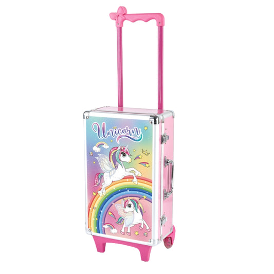 Unicorn Kids Makeup Trolley Set