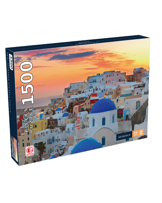 Santorini Greece  Puzzle 1500 Pieces