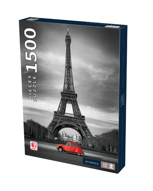 Eiffel Tower Black & White Puzzle