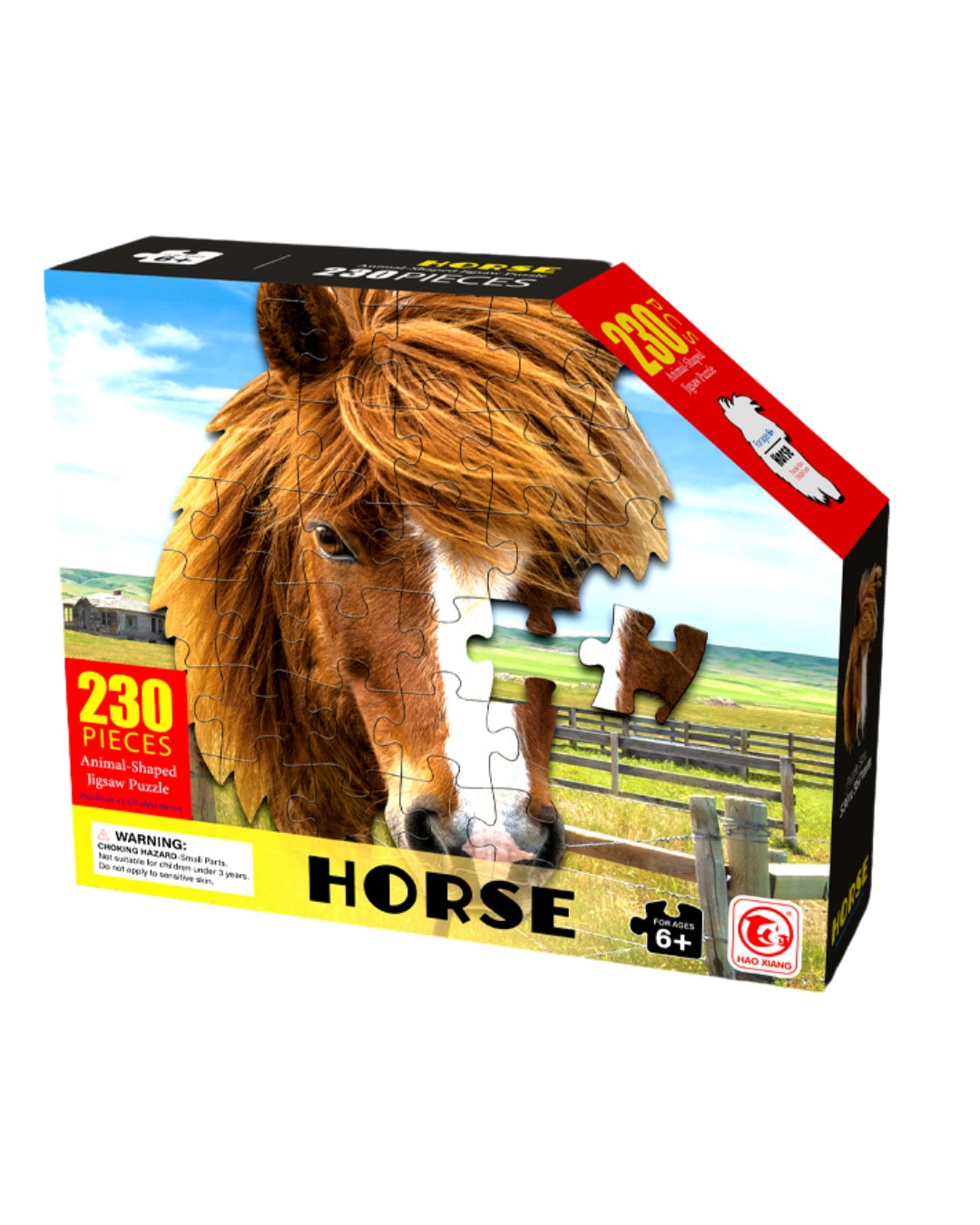 Horse Animal Shaped Puzzle