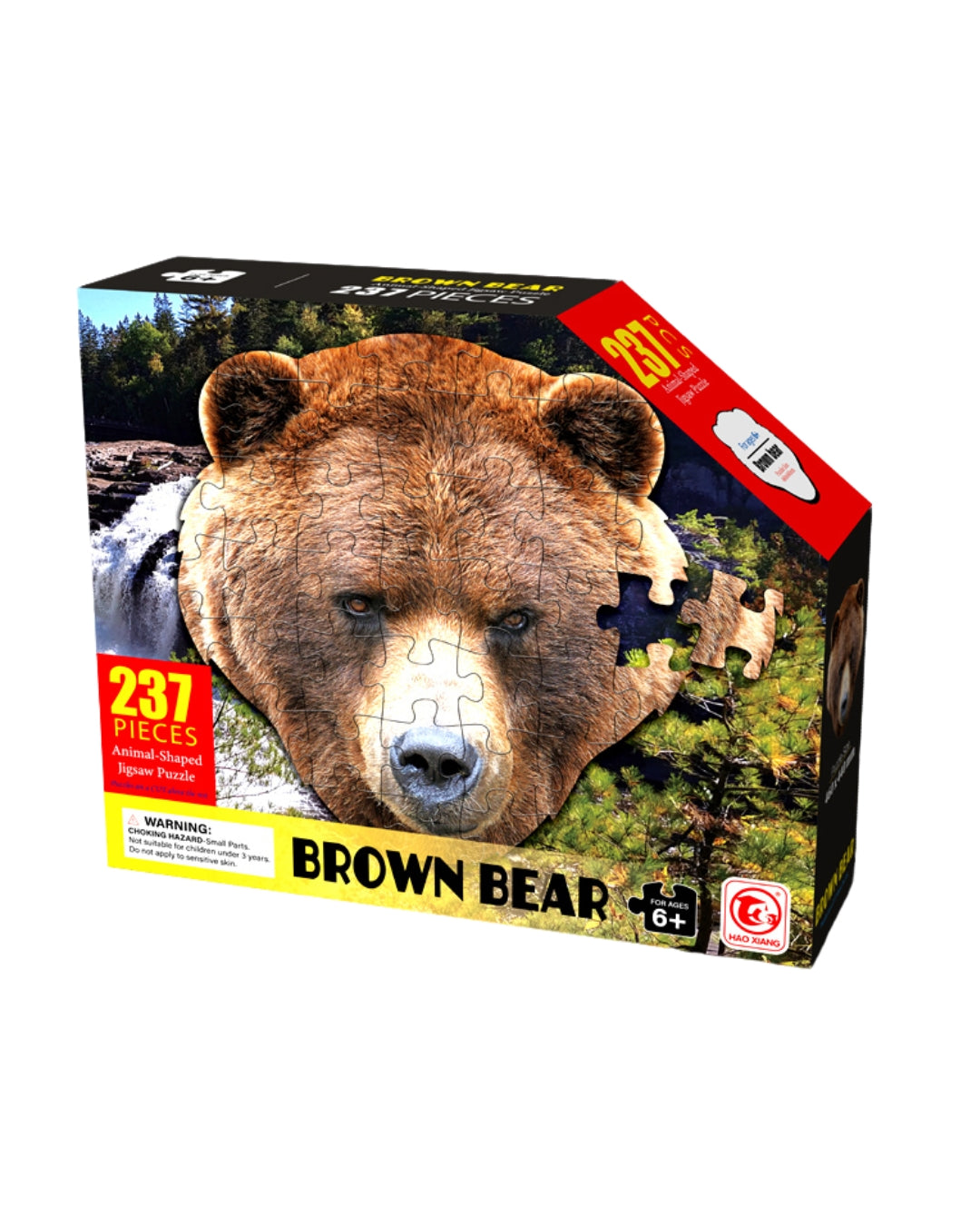 Brown Bear Animal Puzzle 237 Pieces