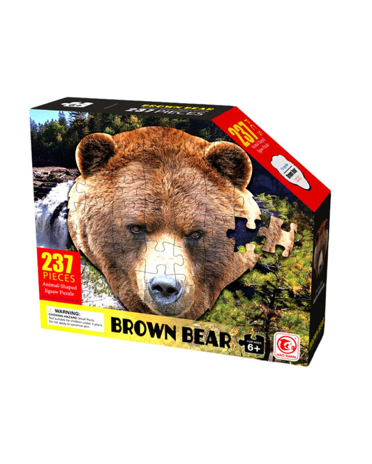 Brown Bear Animal Puzzle 237 Pieces