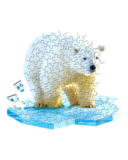Polar Bear Animal Puzzle 100 Pieces