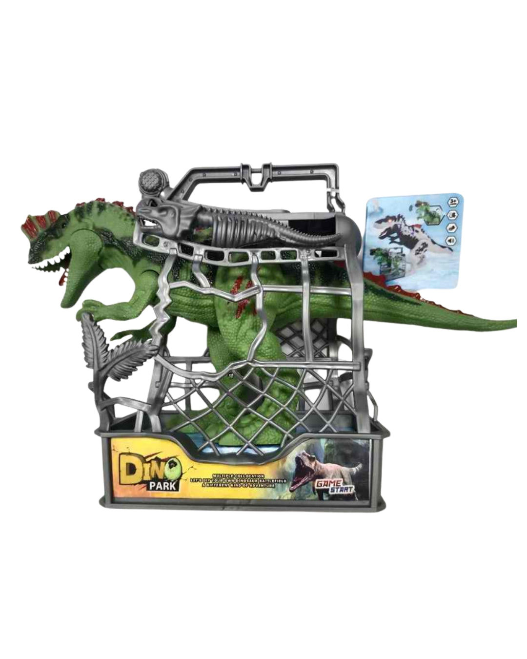 Dino Park Caged Dinosaur Playset