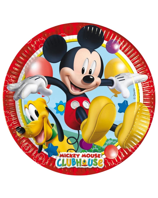 Playful Mickey Paper Plates – 23cm