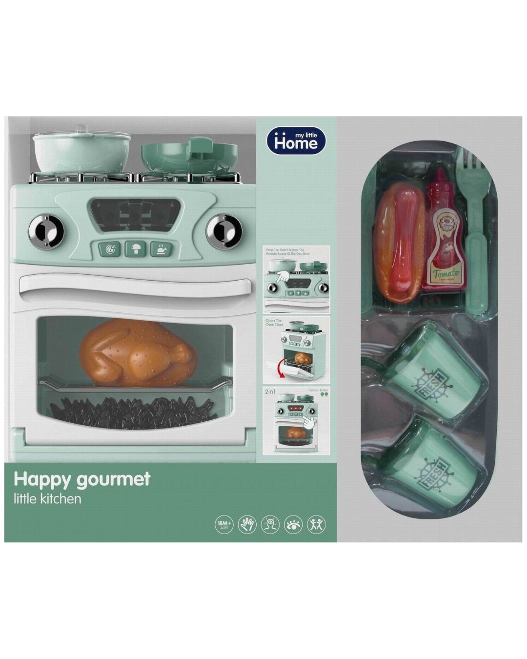 Happy Gourmet Toy Oven Play Set