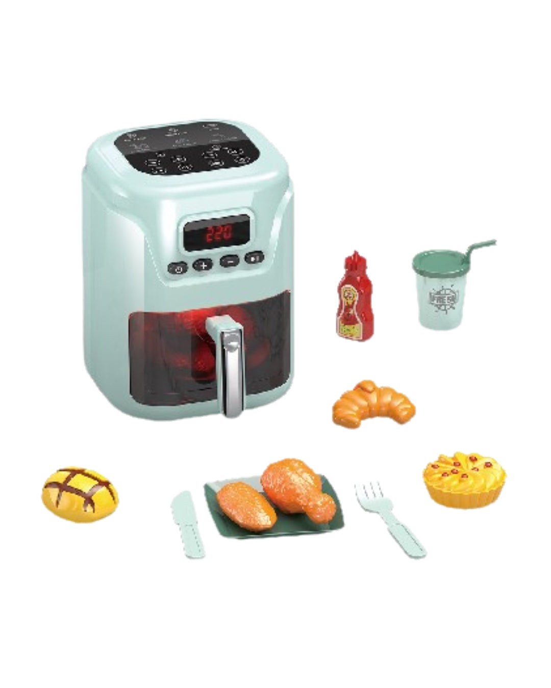 Kids Toy Air Fryer Playset