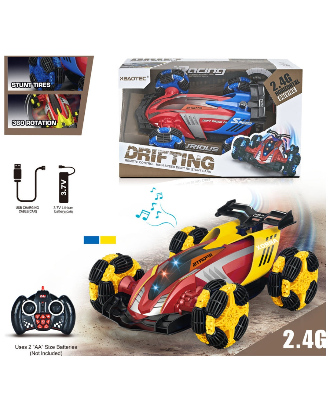 Stunt RC Drift Car (Assorted)
