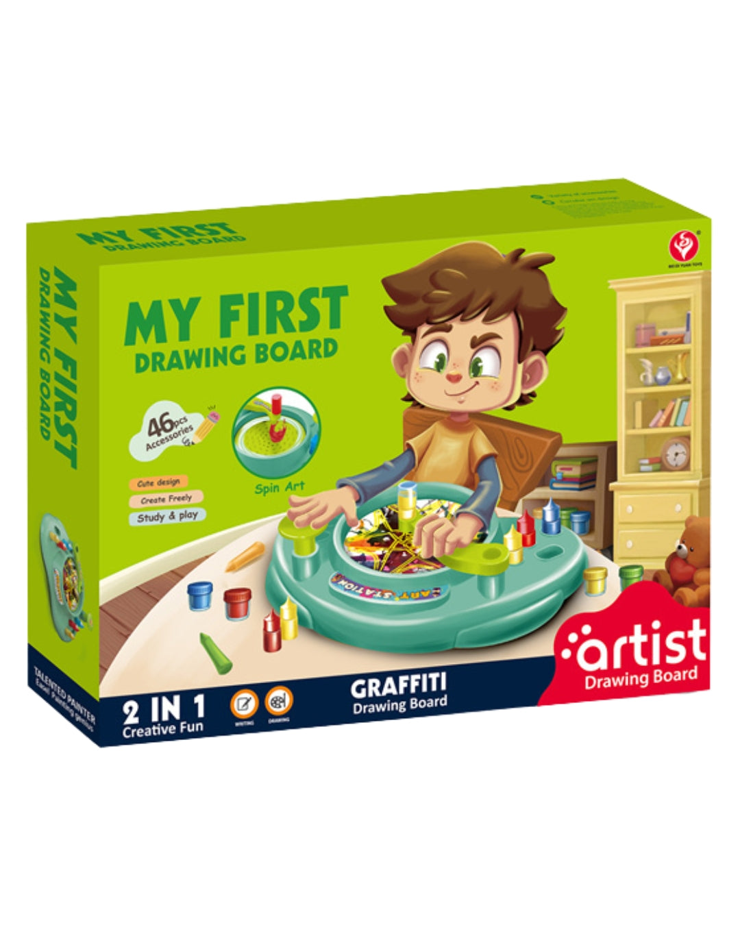 My First Drawing Board 2-in-1 Creative Art Set
