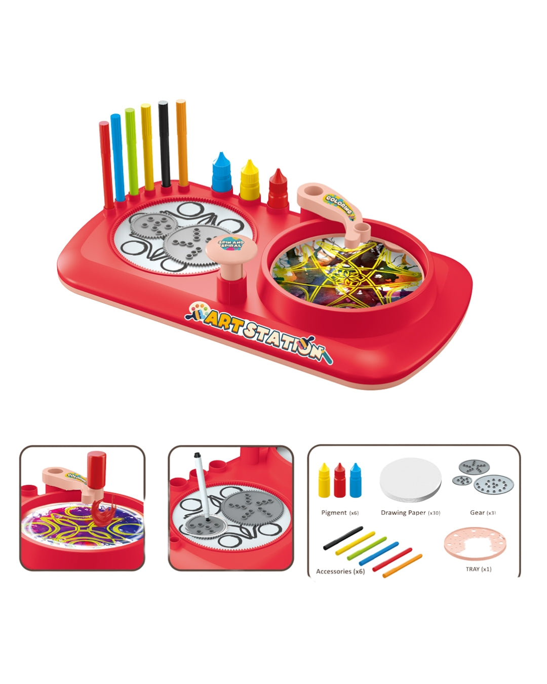 My First Drawing Board 3-in-1 Creative Fun Set