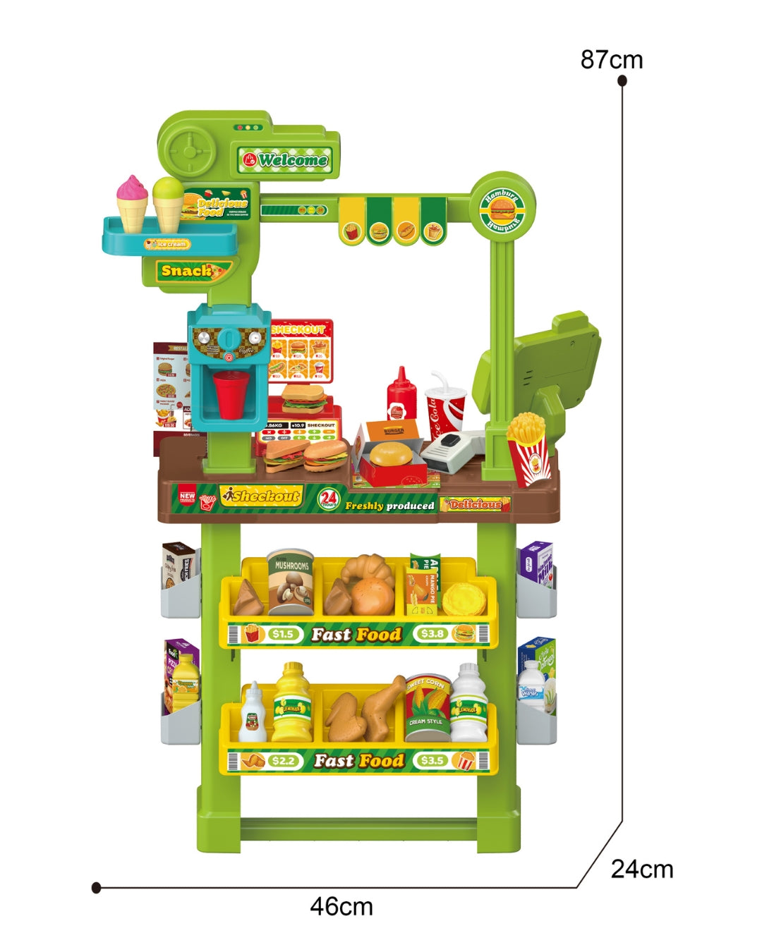 Street Food Fast Food Playset