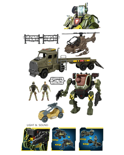 Special Combat Military Vehicles Playset