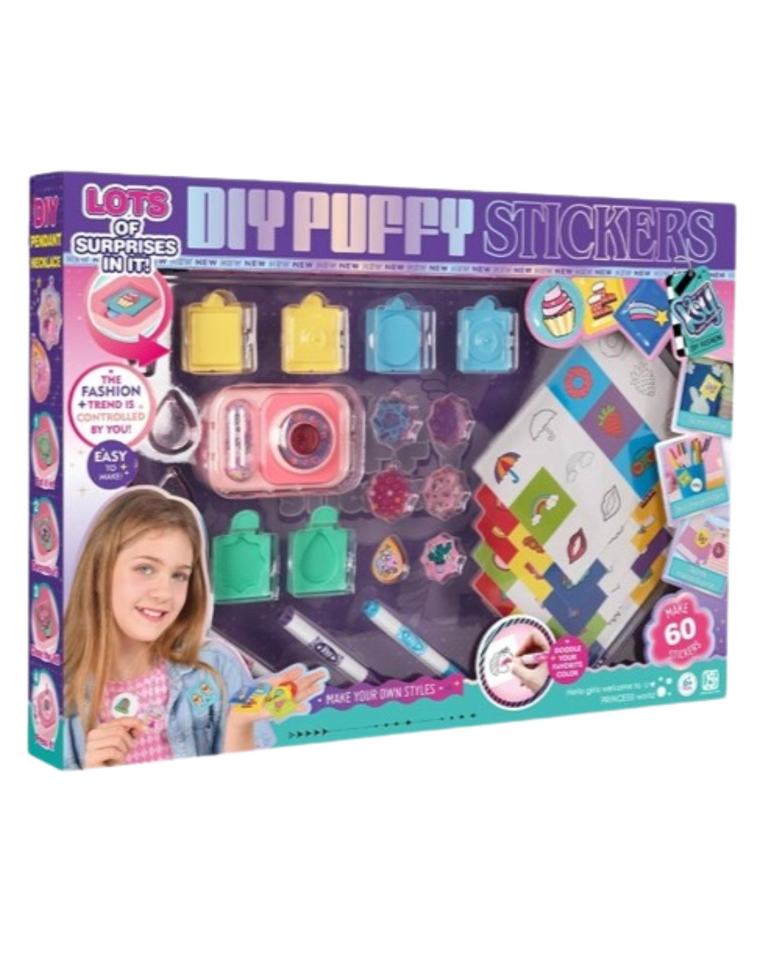 DIY Puppy Stickers Arts & Crafts Set