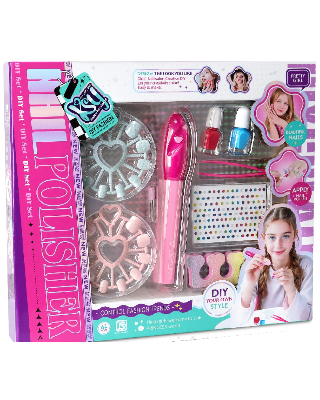 DIY Fashion Nail Polisher Toy Set