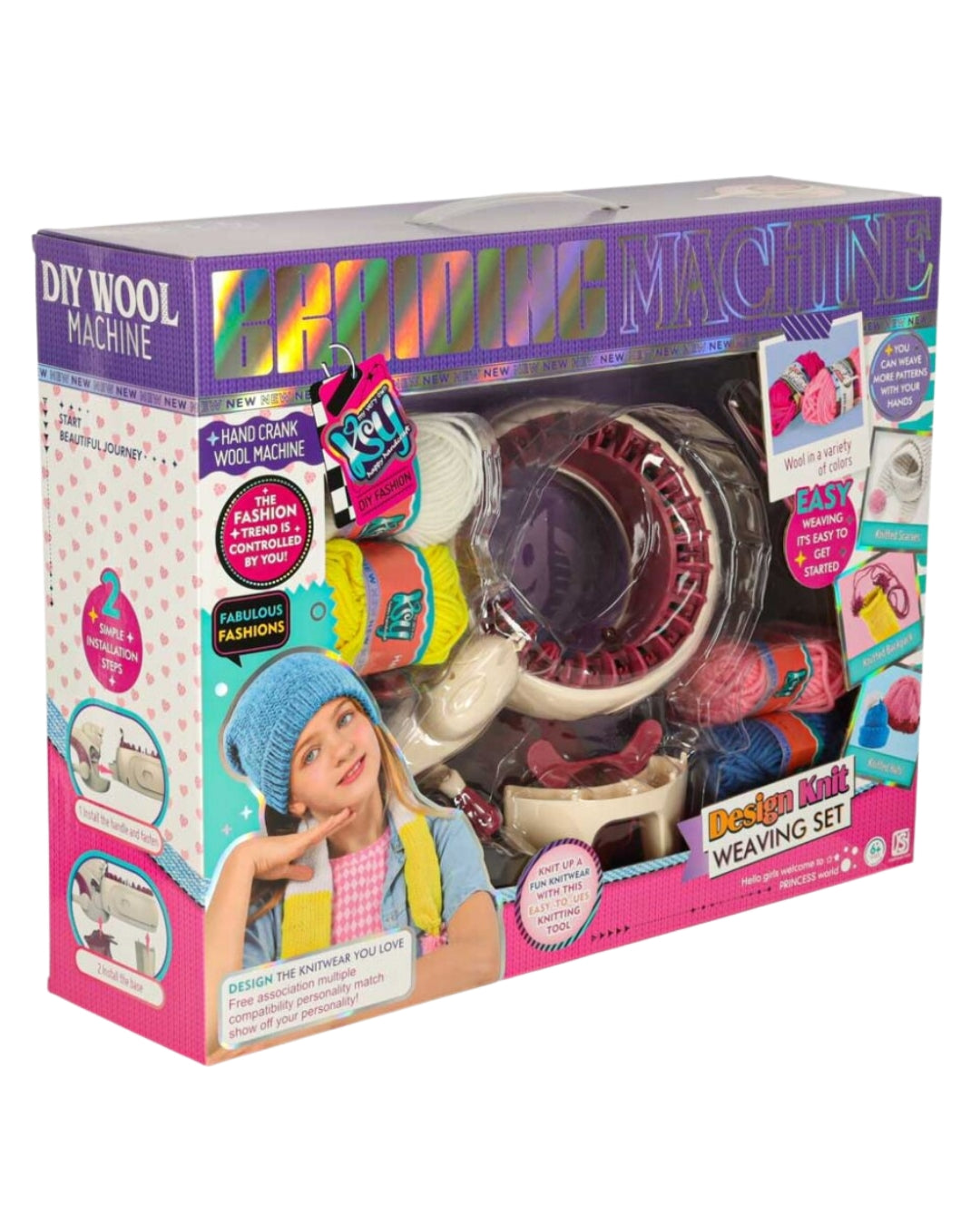 DIY Braiding & Weaving Machine Toy Set