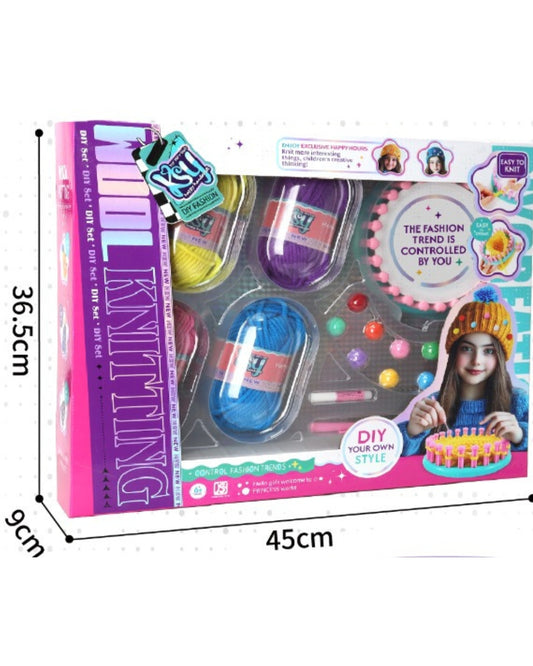 DIY Knitting Machine Toy Set