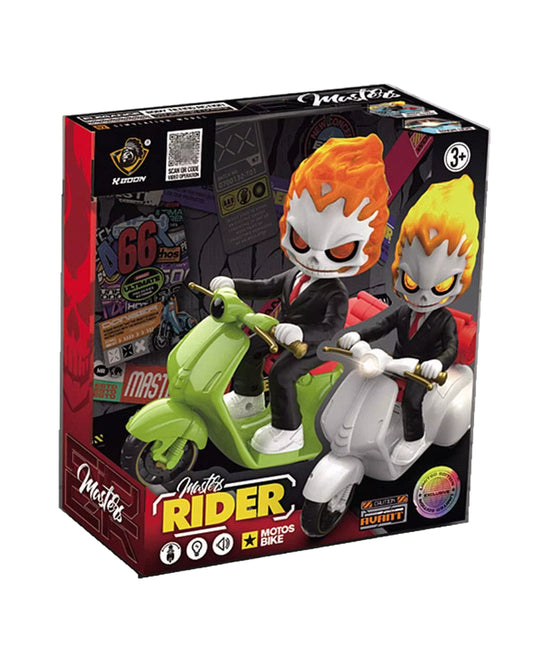 Skeleton Riding Motorcycle Toy (Assorted)