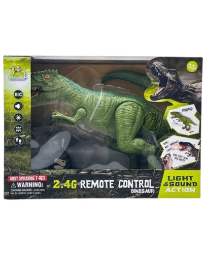 Remote Control Mist Spraying T-Rex Dinosaur Toy
