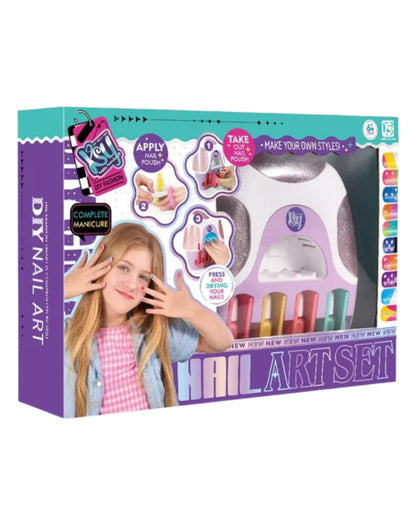 Nail Art Kit with Nail Dryer