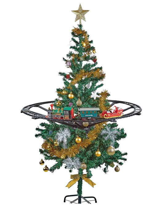 Christmas Tree Train Set with Lights & Sound