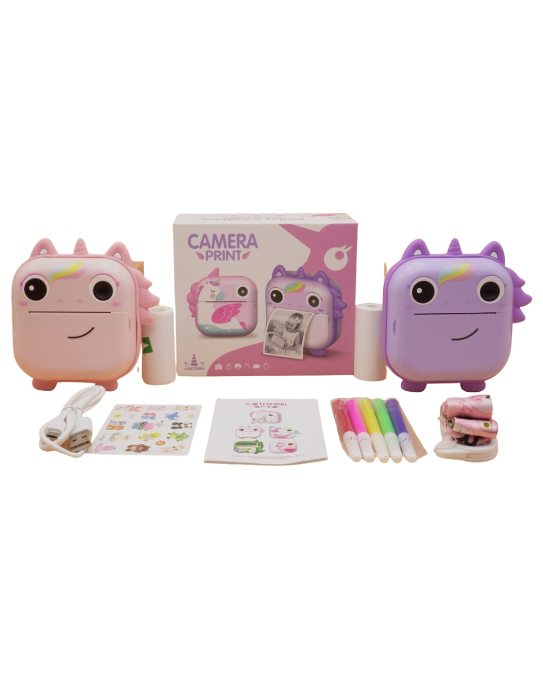 Kids Instant Print Digital Camera Set (Assorted)