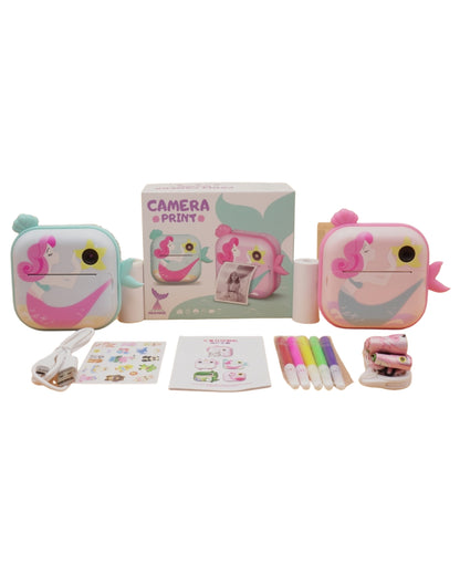Mermaid Instant Print Camera Set (Assorted)