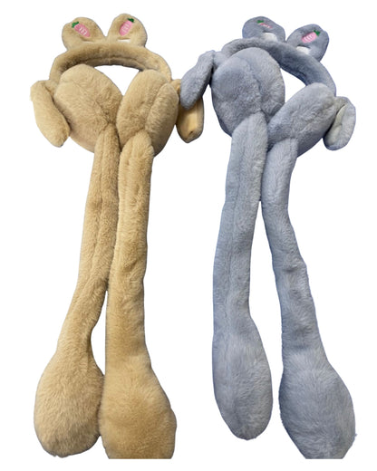 Moving Ear Rabbit Earmuffs (Assorted)