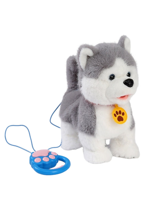 Interactive Plush Dog Toy