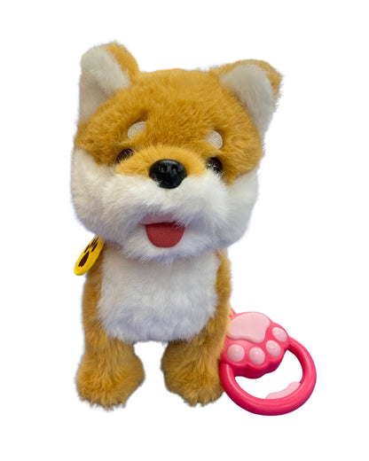 Interactive Plush Dog Toy