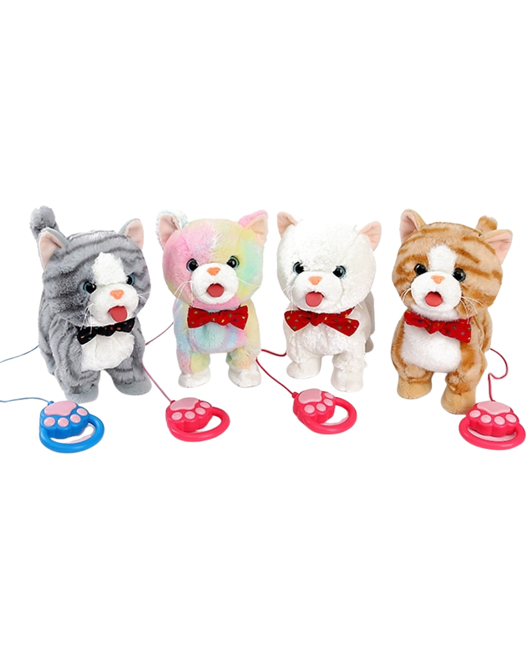 Interactive Plush Cat Toy (Assorted)