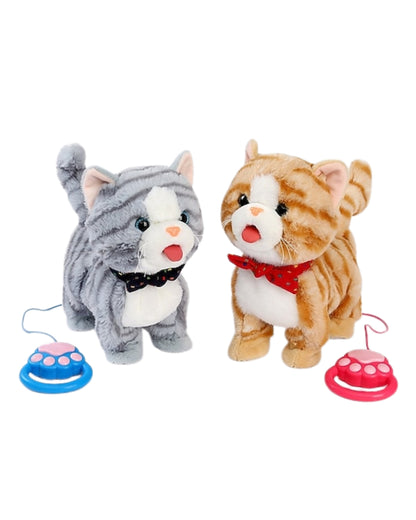 Interactive Plush Cat Toy (Assorted)