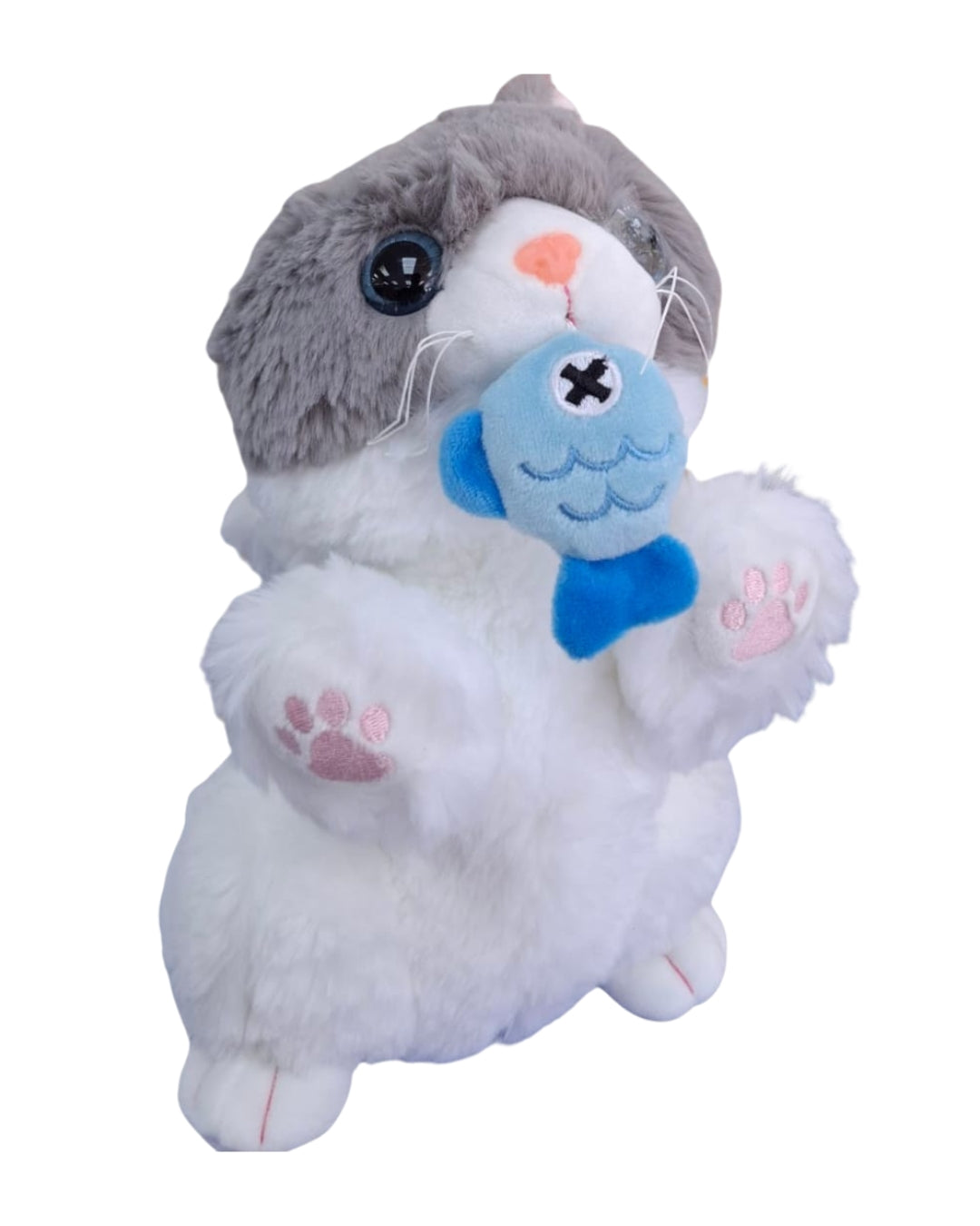 Rabbit Plush with Blue Fish