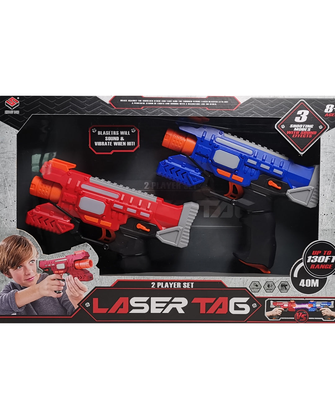 2 Player Laser Tag Blaster Set (Assorted)