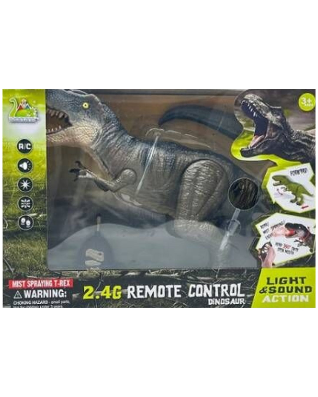 Remote Controlled Mist Spraying T-Rex Toy