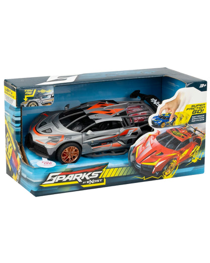 Friction-Powered Light & Sound Car (Assorted)