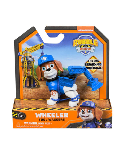 Paw Patrol Rubble & Crew Tool Waggers Action Figures (Assorted)