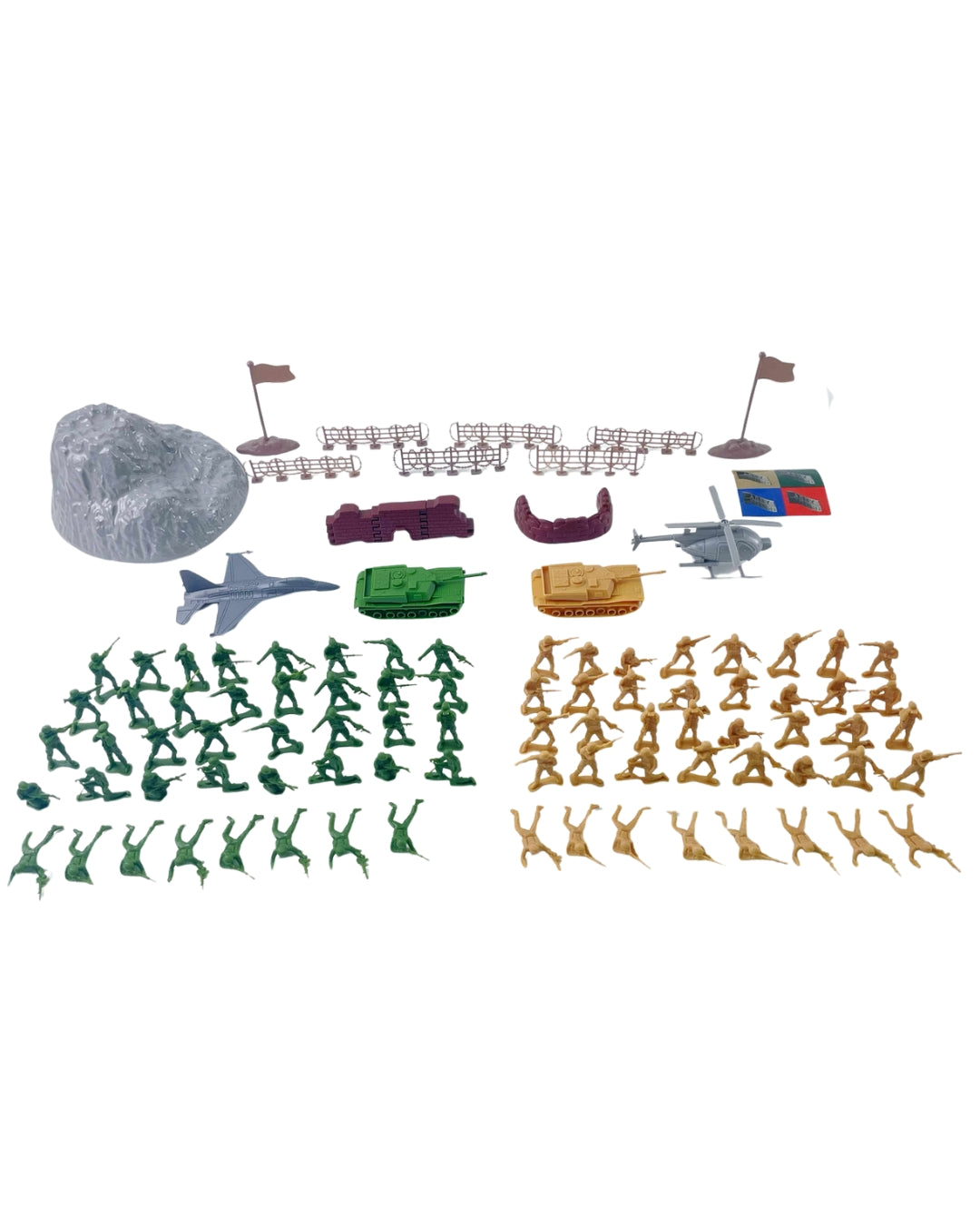 Military Battle Group Bucket Playset