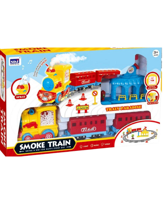 Smoke Train Electric Toy Set