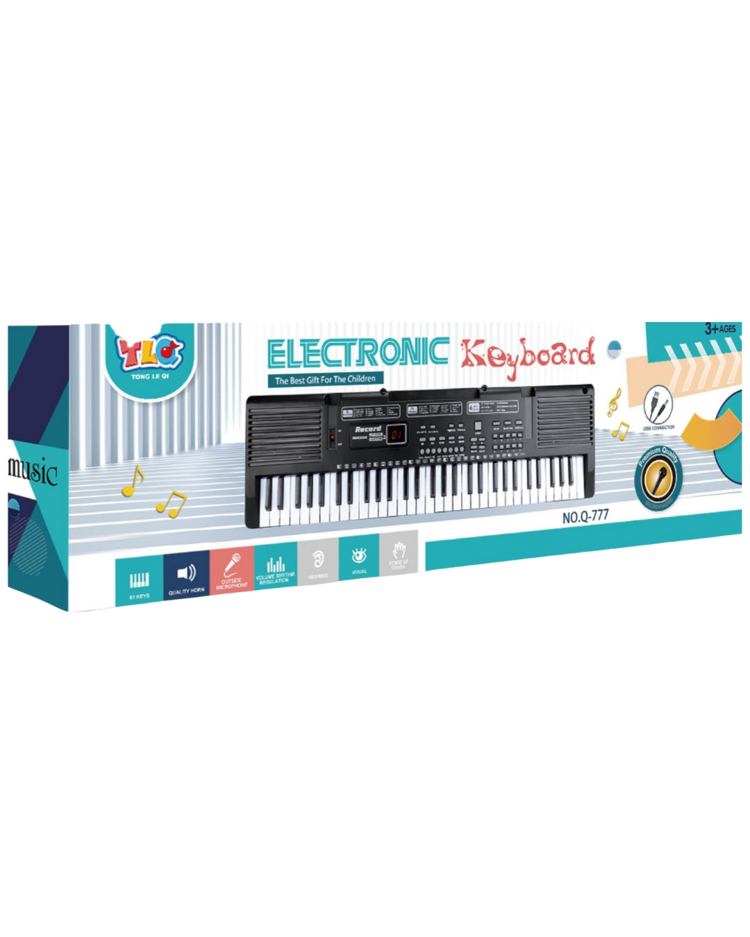 61-Key Multifunctional Electronic Keyboard