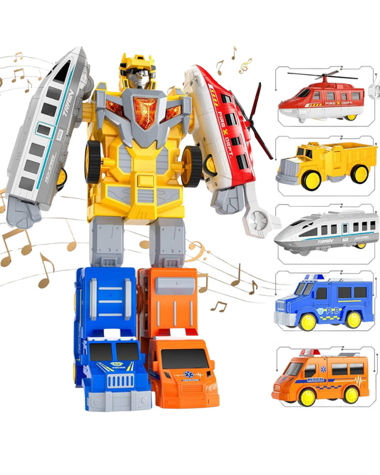 5-in-1 Transformer Robot Toy