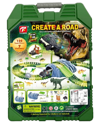 Dinosaur Flexible Race Track Playset