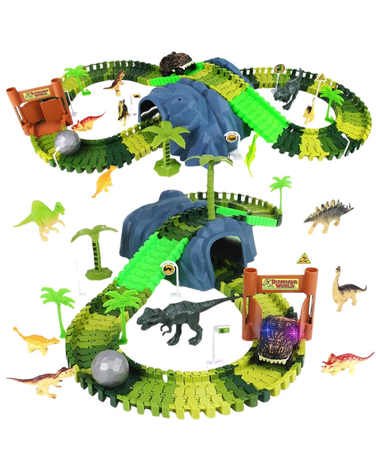 Dinosaur Flexible Race Track Playset